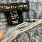 Sincerely Jules  Cargo Jeans Size 3 Sz 25 Light Wash Denim Photo 2