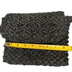 Vintage Lurex Black and Gold Macrame/Crochet Clutch Photo 11