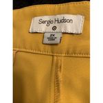 Sergio Hudson Women's Dress Pants Gold Wide Leg Pockets Trousers Size 2X Photo 1