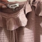 Mauve Maxi Sundress with Square Neck Purple Size L Photo 3