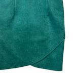 superdown Revolve Carrie Mini Dress Green Faux Suede Sleeveless Low Back sz XS Photo 2