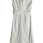 Love, Whit by Whitney Port White Cut Out Sleeveless Sheath Midi Dress Size S Photo 13