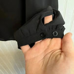 Torrid  Georgette Black Bow Tie Blouse Long Sleeve, Lightweight 2X E2 Photo 7