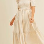 &merci Cream bow tie dress Photo 0