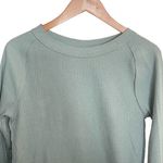We The Free Thermal Crewneck Thumbhole Top Shirt Jersey Sage Green Size Small NW Photo 1