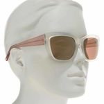 joe's jeans Women's Clear/Pink Acetate Square Frame 56mm Sunglasses sz 56-20-142 Photo 0