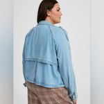 Torrid  Lightweight Denim Crop Trench Size 1 Photo 1