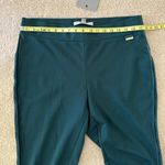 Marc New York NWT $69 Woman’s Dark Green Cropped Pull On Pants, Sz L Photo 7