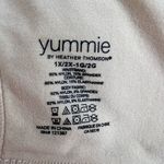 Yummie 1X 2X Longline Cross Back Bralette Nylon Seamless Pullover Tan Beige Bra Photo 7