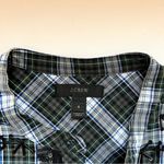 J.Crew  Embellished Button-Up Shirt in Forest Tartan Glen Plaid Size Small NWOT Photo 3