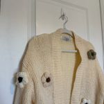 Anthropologie Duchamp The Susannah 3D Flower Cardigan Sweater Photo 7