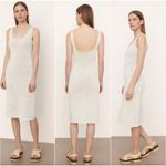 Vince  midi‎ tank sweater knit crochet dress women’s size small cream ecru Photo 1