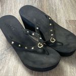 G by Guess Guess Black Studded Platform Sandals Size 7.5-8 Photo 0