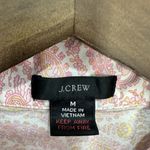 J.Crew Pajama Top Women Medium Pink Paisley Coquette Cottagecore Lounge Preppy Photo 2