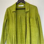 Free People  Beach Green Button Closure Cardigan XS Photo 1
