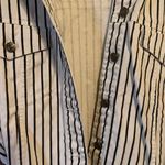 Nectar Clothing Stripped Jean Jacket Photo 4