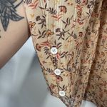 En Saison Top Women S Cream Ditsy Floral High Neck Puff Sleeve Contemporary Photo 2