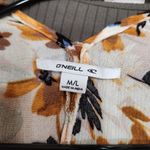 O'Neill O’Neill Swim Cover Up Bathing Suit Cover Flowy Mini Dress Yellow Floral Size M/L Photo 10