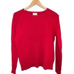 st. john's bay St. John’s Bay Red Long Sleeved Round neck Women’s Sweater Size Large Photo 0
