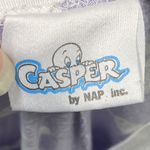 Vintage 90s Casper Friendly Ghost Purple Pajama Romper Vintage Size M Nap Inc Size M Photo 5