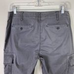 Eileen Fisher Grey Cargo Zipped Ankle Utility Style Cropped Ankle Pants Size 4 Photo 5