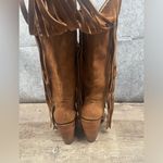 Brother Womens Size 6 Vellies Atlas Western fringe suede in Honey Suede Tan Photo 8