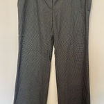 Ann Taylor /Loft Pants Black & Brown Houndstooth Marisa, Size 2 NWT Career Photo 0