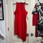 Jay Godfrey 💙 NWT Red Gallagher Mini Asymmetric Dress Photo 1