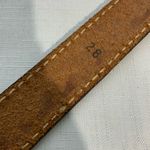 Western Brown Leather Monogrammed “Regina” Belt DBL Heart With Roses Buckle Sm Photo 7