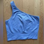 Athleta  Light Blue Ribbed Top Photo 0