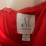Red Ruffle Jumpsuit Size M Photo 3