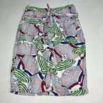 Anthropologie 43 of 52 Conversations Linen Blend Umbrella Buttoned Skirt Women 4 Photo 0