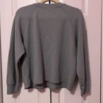 Old Navy Gray Ribbed Henley Top Photo 2