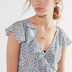Urban Outfitters  Kimichi Blue Pins And Needles Ruffle Wrap Mini Dress si… Photo 3