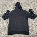 M.C. Square Women's Black Leopard Print Polyester Zip Up Hoodie Size Medium Photo 5