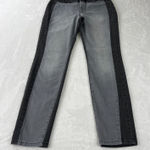 NYDJ ‎ Women’s Straight Leg Stretch Legging Jeans Gray Denim Size 8P Ankle Length Photo 0