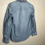 J.Crew  Denim Button Down Long Sleeve Shirt Top Size Small Photo 5