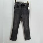 Free People We The Free Jeans Sz 25 Black Faded Low Maintenance Mid Rise Crop Boot‎ Cut Boho Photo 2