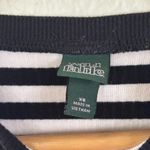 Wild Fable  Black and White Crop Fitted Long Sleeve Tee Photo 2