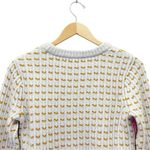 Madewell  Striped Barfield Wool Blend Sweater Jumper in Heather Blizzard Size XXS Photo 7