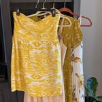 Charlotte Russe Yellow & White Strapless Dress Size Large Photo 8