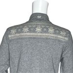 Vineyard Vines  Shirt Womens Small Gray White Shep‎ Embroidered Fair Isle Preppy Photo 4