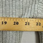 Rachel Zoe  Grey Knit Pullover Hoodie Sweater Womens XS Henley Preppy Cozy Casual Photo 5