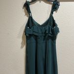 Green Ruffle Jumpsuit Size M Photo 3