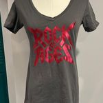 Rock of Ages 10th Anniversary Broadway tour v neck T Photo 0