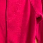 Calvin Klein Performance Jacket Small Full Zip Pockets Mock Neck Fleece Hot Pink Photo 2