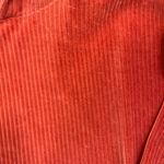 Aerie  Groove On Velour Hoodie Size Medium Cinnabar Orange Pullover Cozy Photo 5