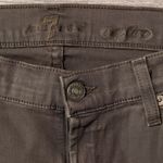 7 For All Mankind Green Crop Flared Jeans Size 27 Photo 2