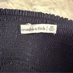 Abercrombie & Fitch Emerson Puff Sleeve Mini Dress Navy XS Photo 3