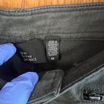 Eileen Fisher The Fisher Project Womens 10 Dark Green Coated Moto Skinny jeans Photo 2